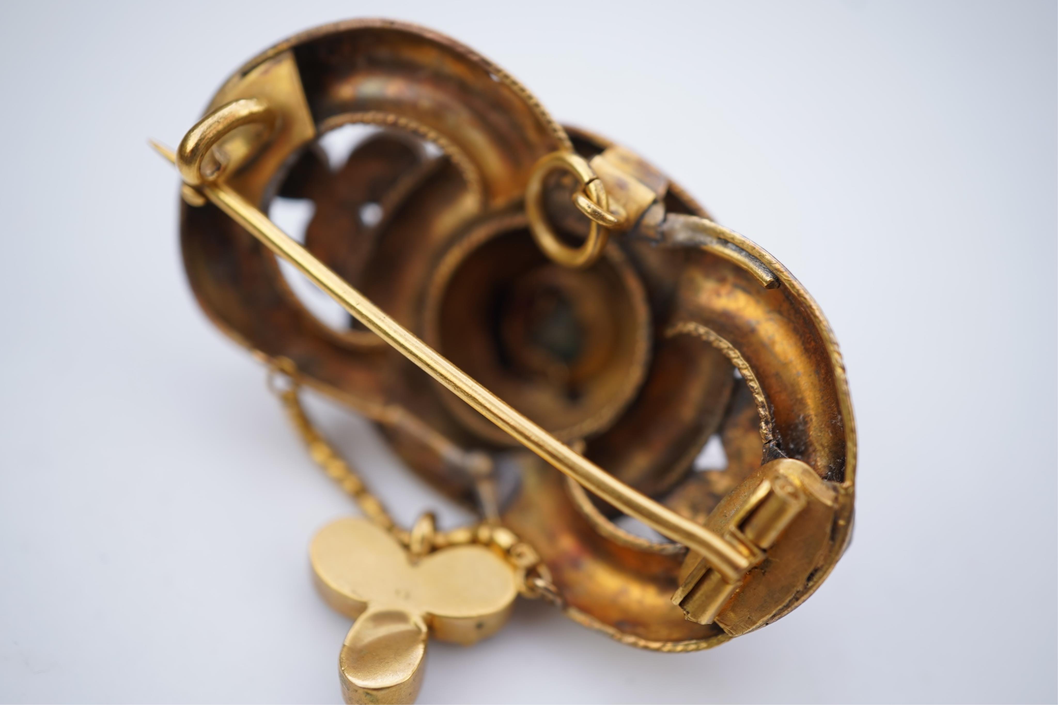 Three Victorian brooches, 19th century
